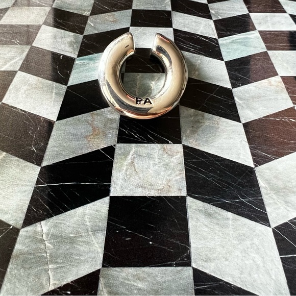 PHILLPPE AUDIBERT Paris Chunky Sterling Silver Ear Cuff - Picture 2 of 4